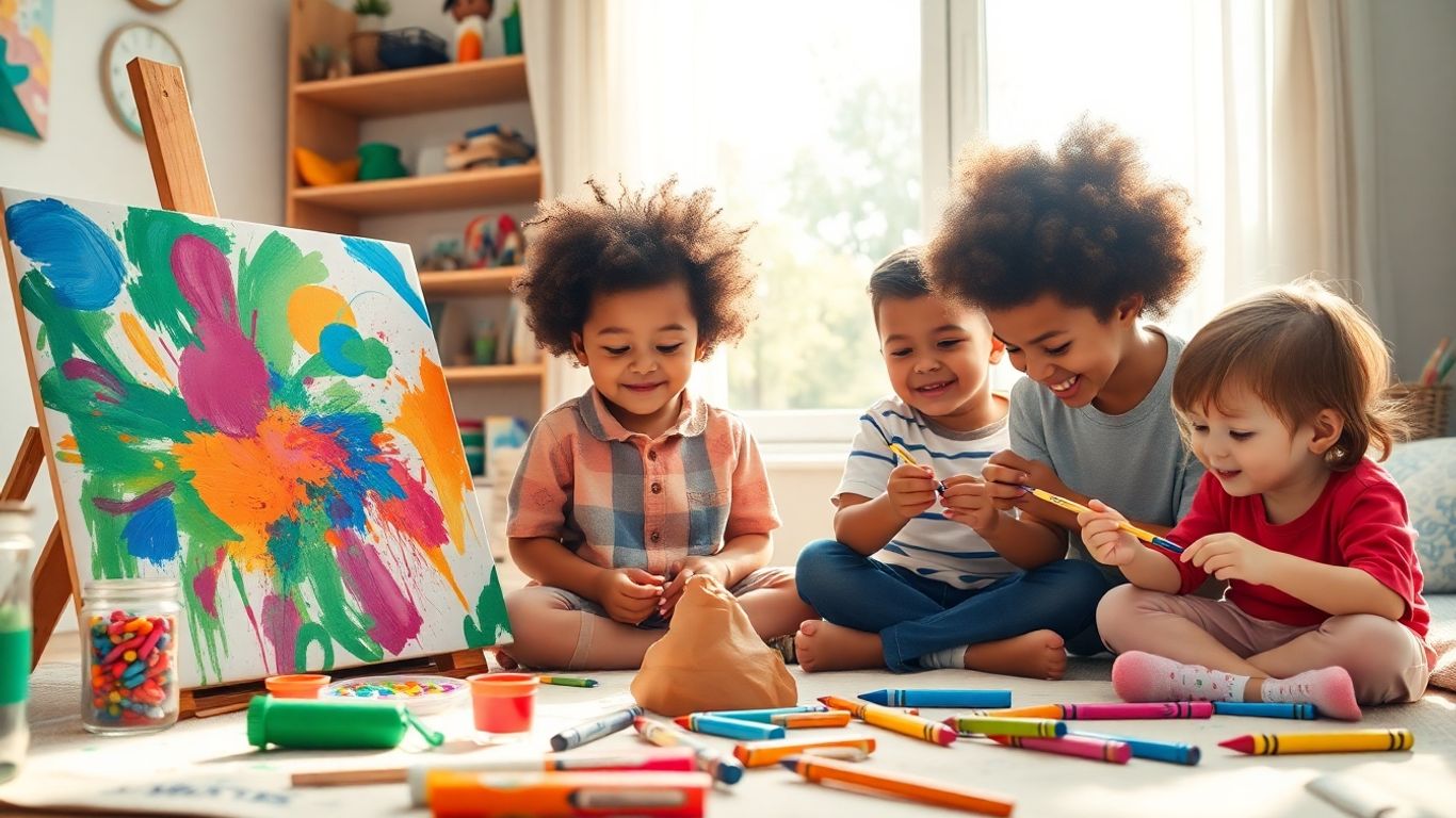 Explorando a Criatividade: Atividades Artísticas Divertidas para Crianças em Casa